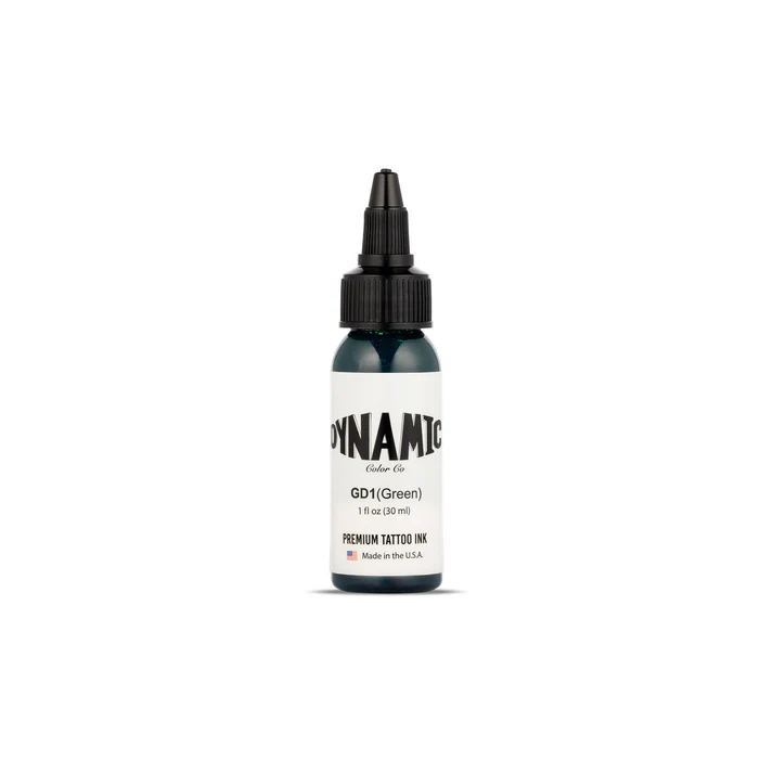 Dynamic Tattoo Ink Green - 1 oz. Bottle