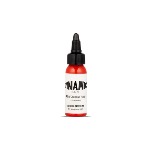 Dynamic Tattoo Ink Chinese Red - 1 oz. Bottle