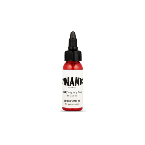Dynamic Tattoo Ink Burgundy Red -1 oz. Bottle