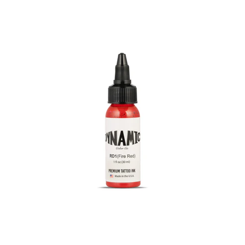 Dynamic Tattoo Ink Fire Red - 1 oz. Bottle