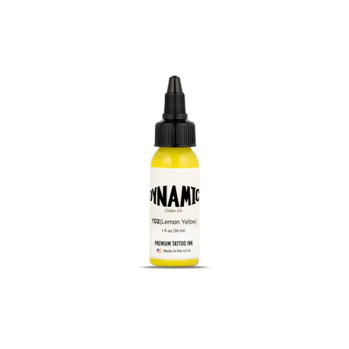 ynamic Tattoo Ink Lemon Yellow - 1 oz. Bottle