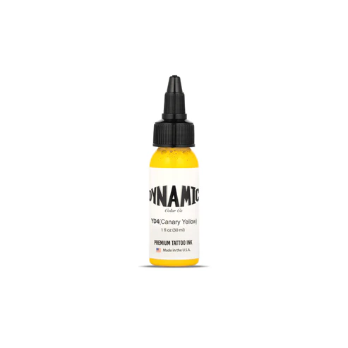 Dynamic Tattoo Ink Canary Yellow - 1 oz. Bottle