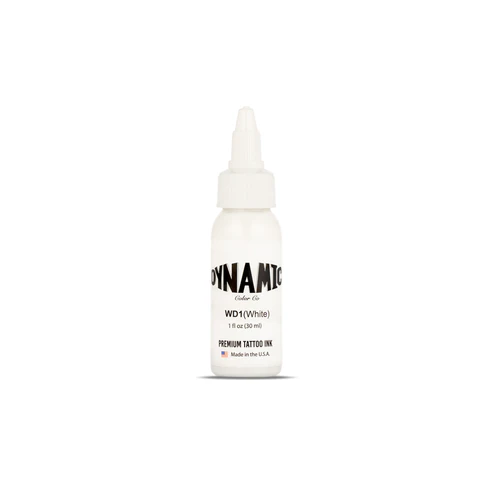 Dynamic White Tattoo Ink - 1 oz. Bottle