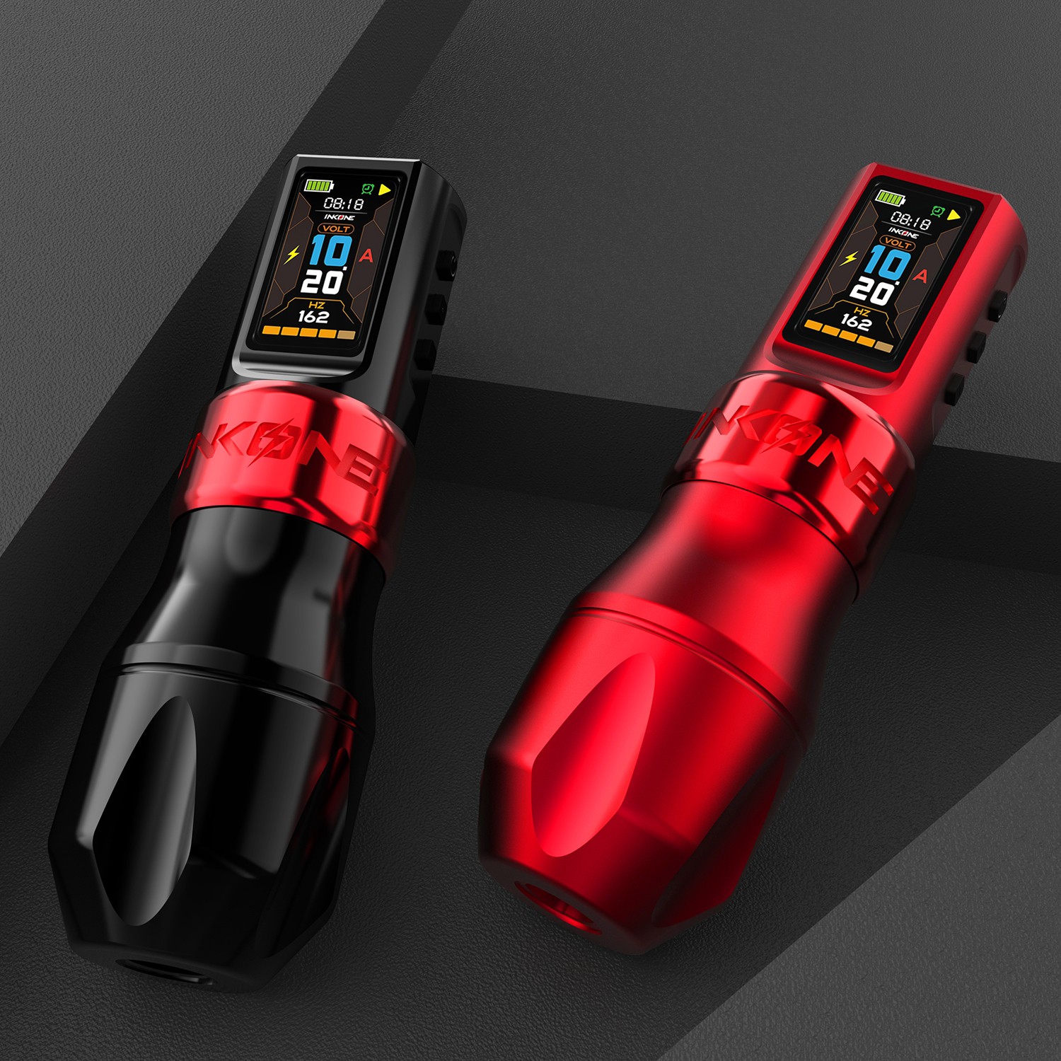 INKONE ARMOR Wireless Pen Tattoo Machine With two Grips And two Batteries