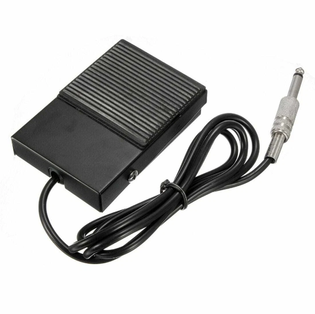 Square Iron Tattoo Foot Pedal Power Supply Switch Control Black