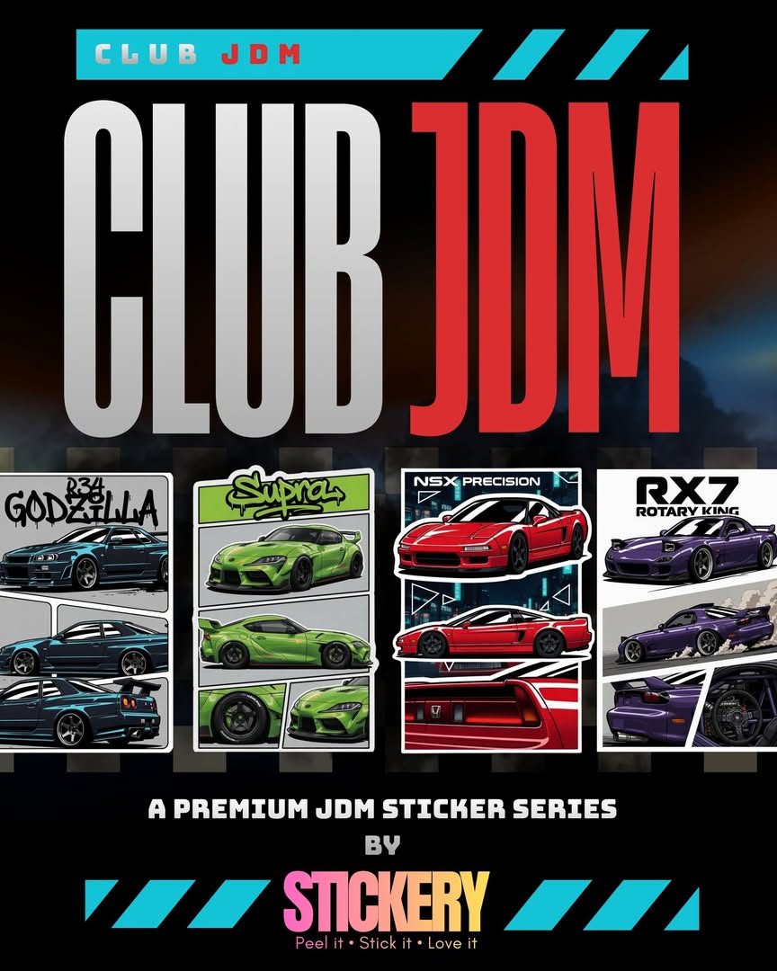 CLUB JDM sticker pack