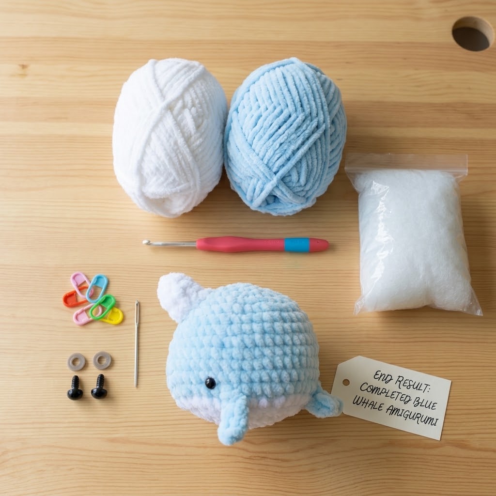 Narwhal Crochet Kit