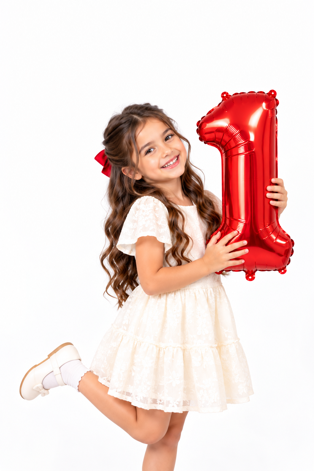 Red 16-inch Number Foil