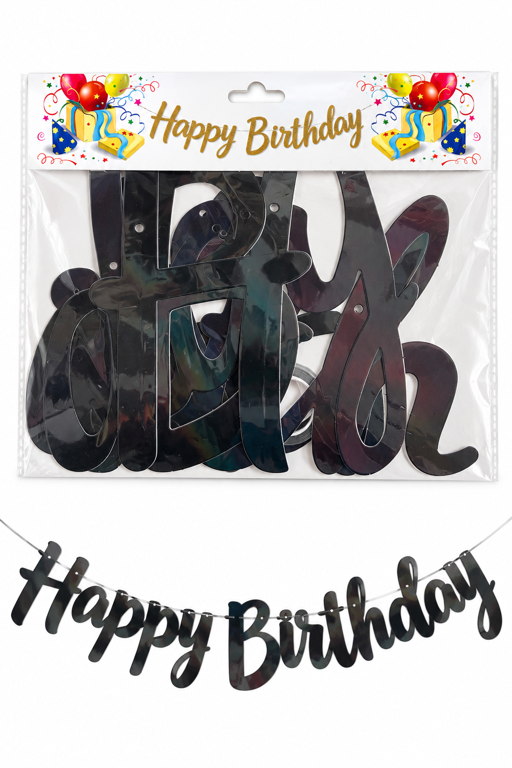 HBD banner black