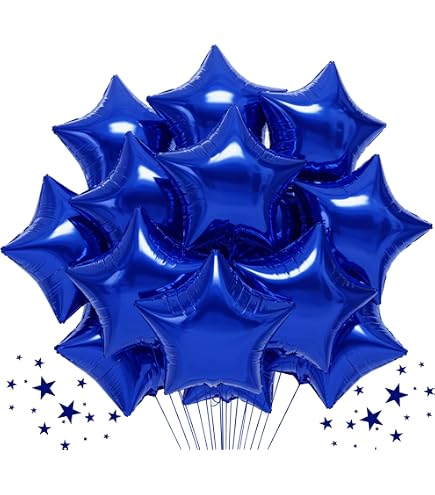 Dark blue star foil