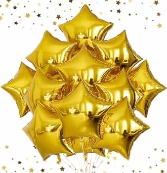 Gold star foil
