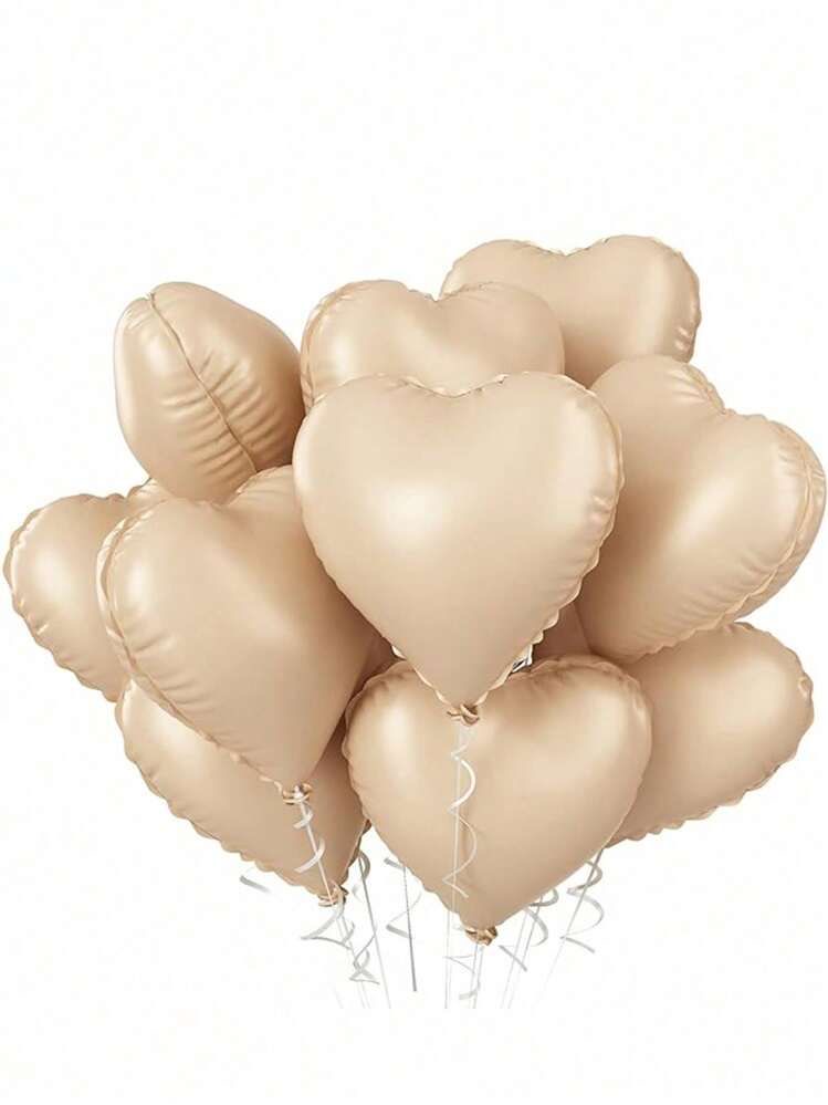 Caramel heart foil