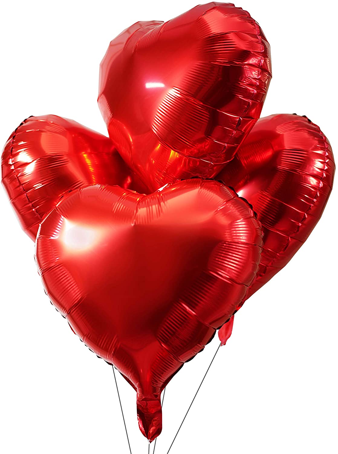 Red heart foil