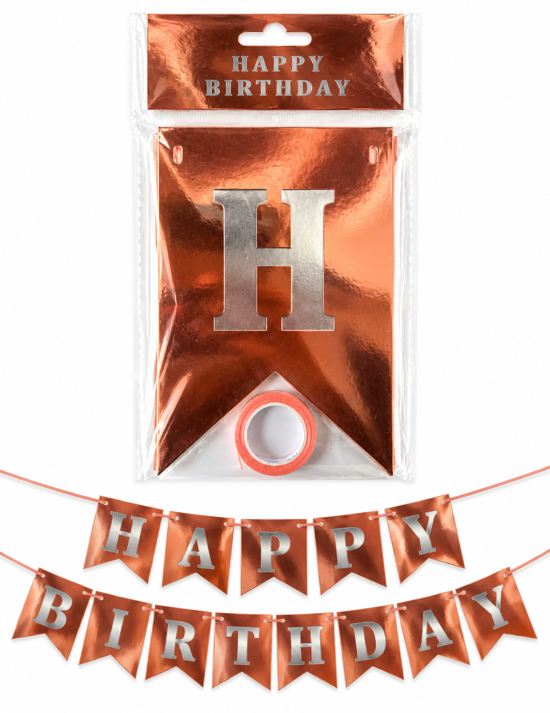 Rose gold HBD metallic