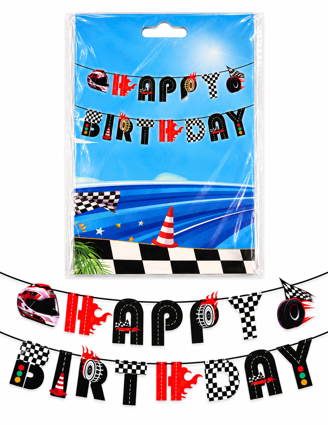 Racing theme HBD banner