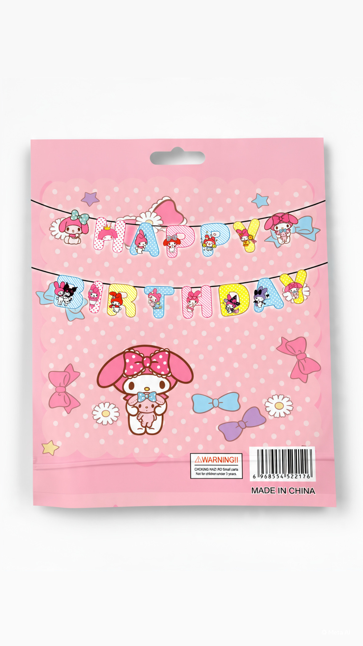 My melody HBD banner