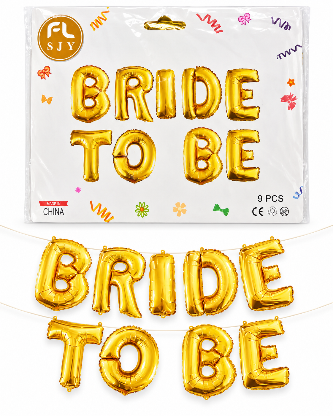 Bride to be foil gold