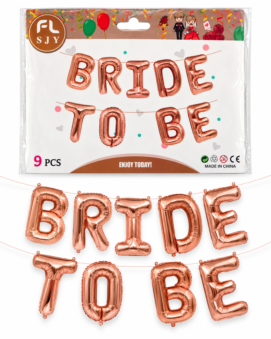 Bride to be foil Rose Gold