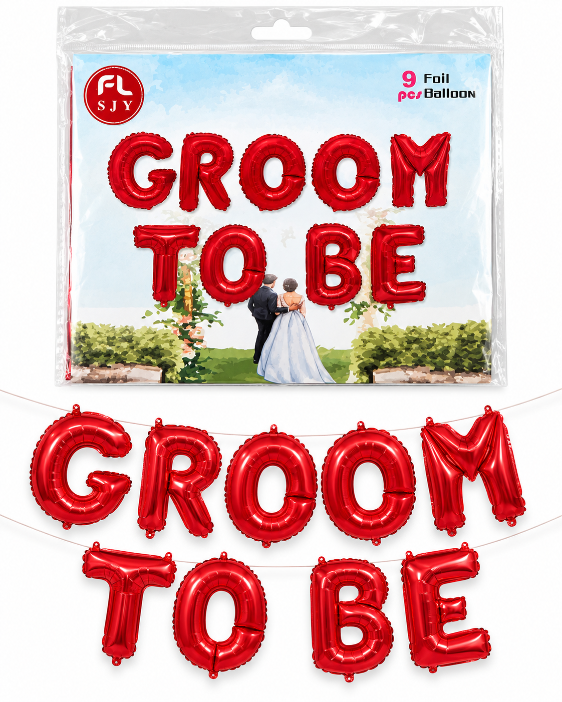 Groom to be Foil red