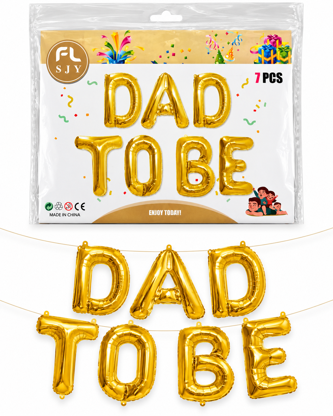 Dad to be Foil gold