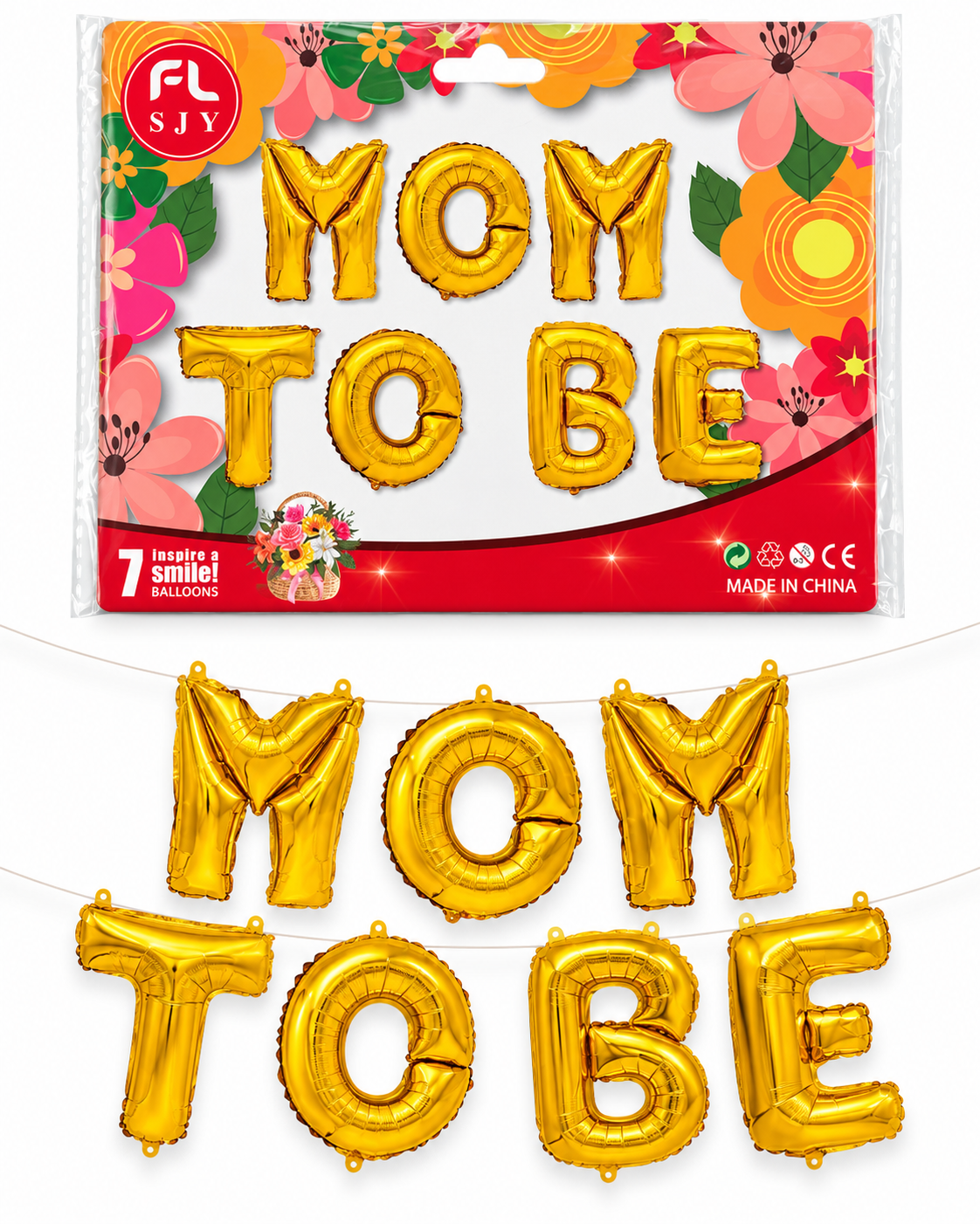 Mom to be foil gold