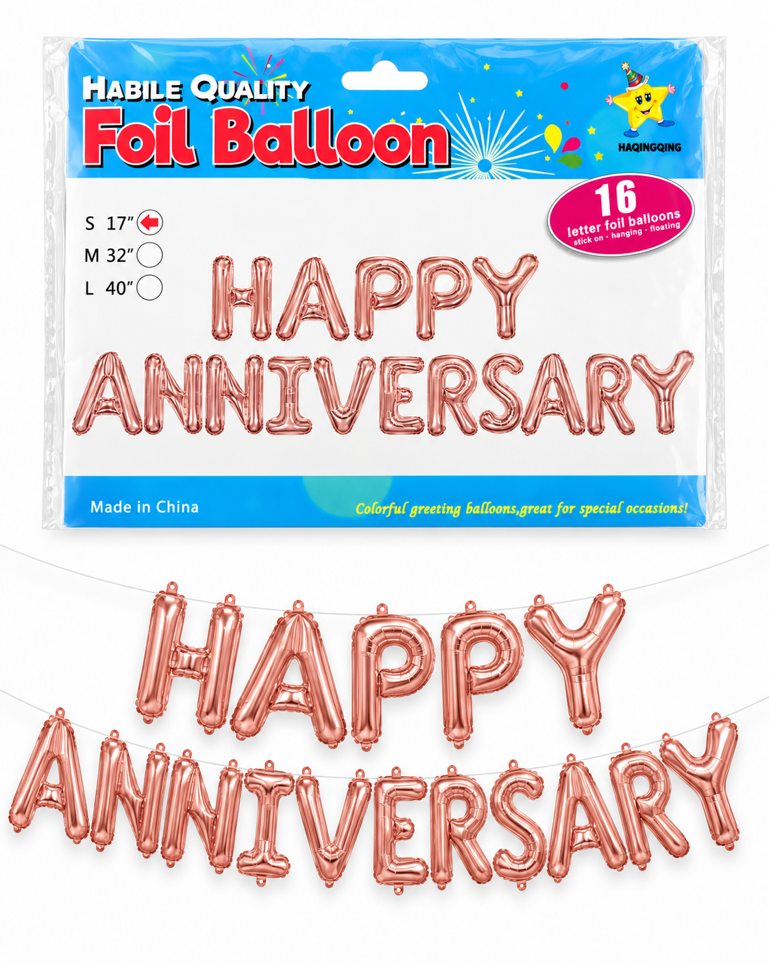 Anniversary foil Rose Gold