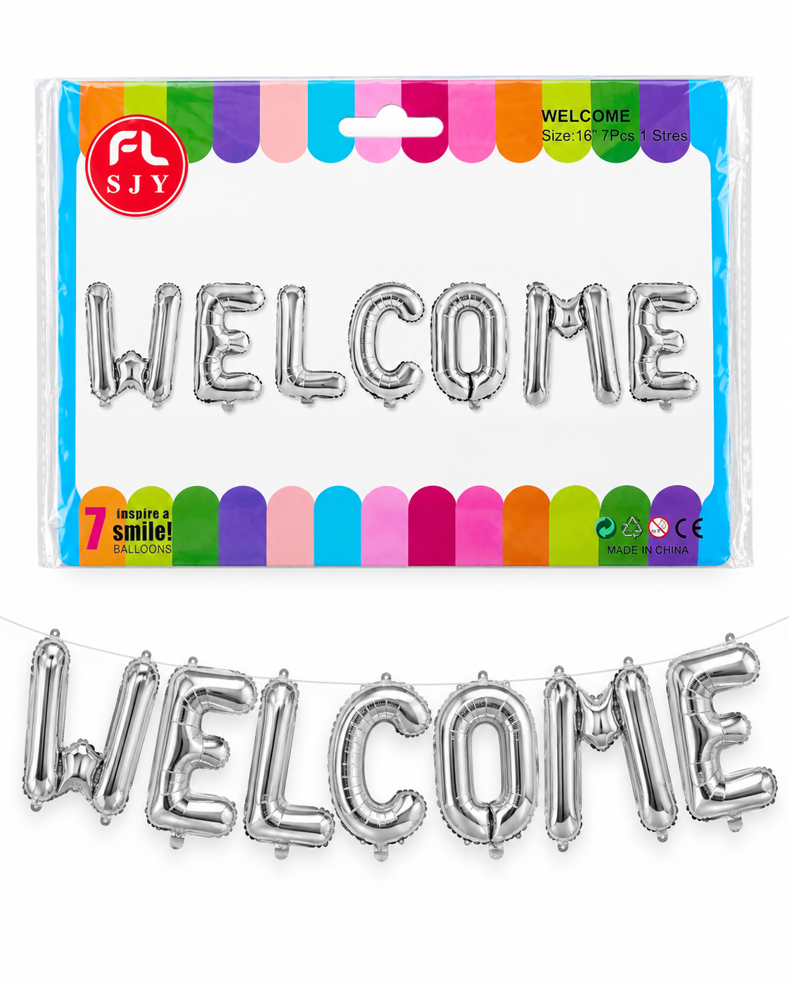 Welcome Foil silver