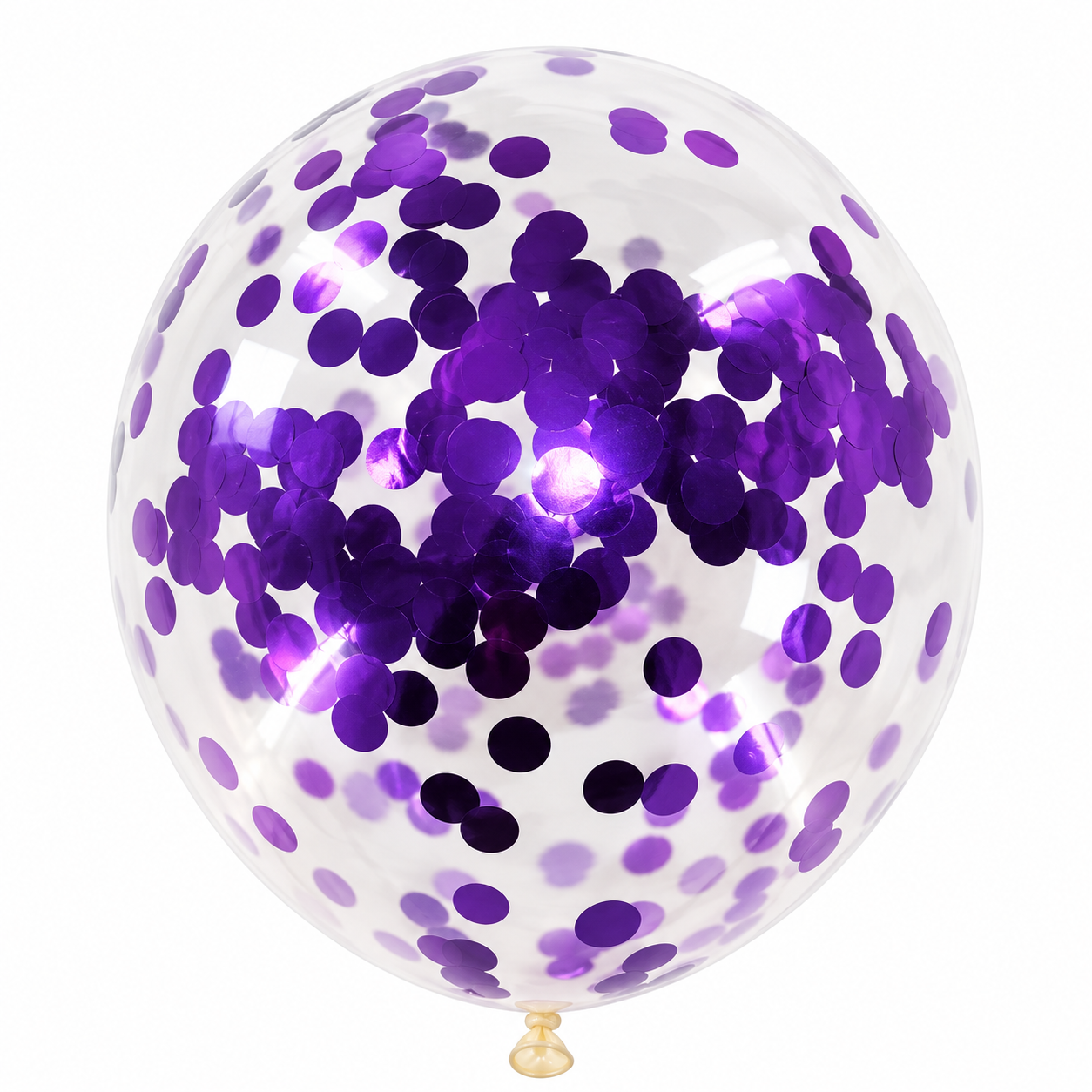 5pcs purple confetti