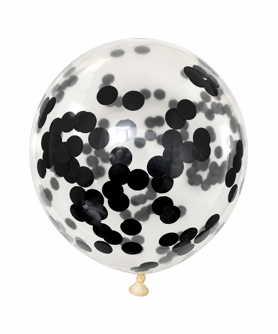 5pcs black confetti