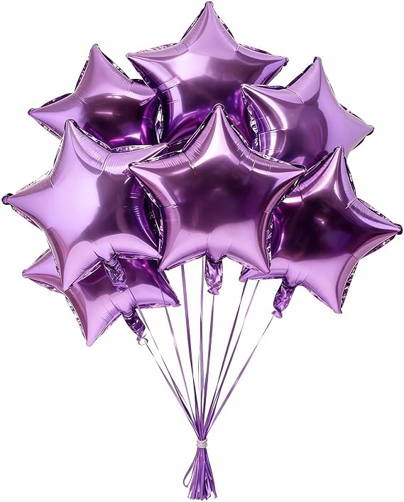 Purple star foil