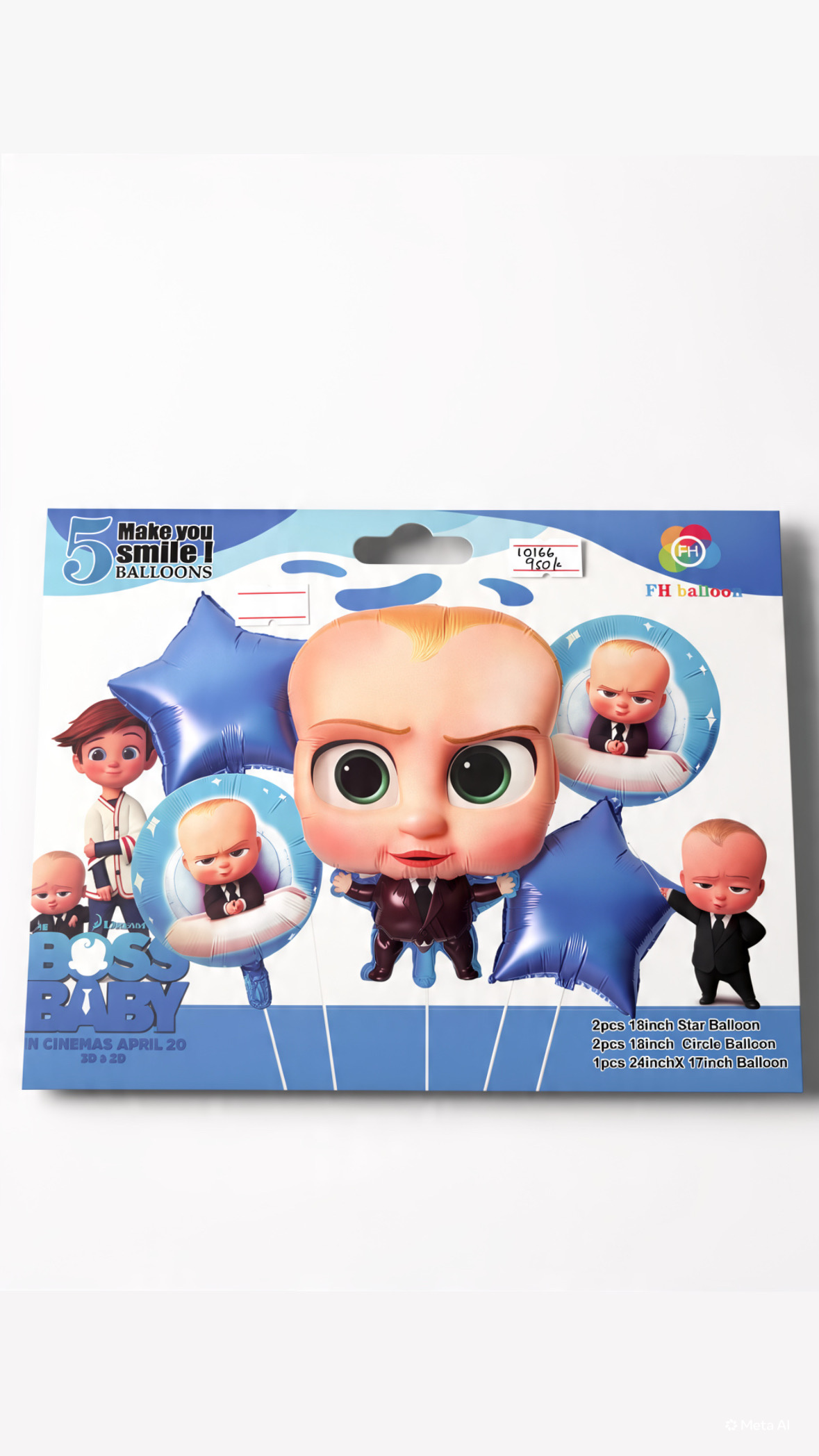 Boss baby foil pack