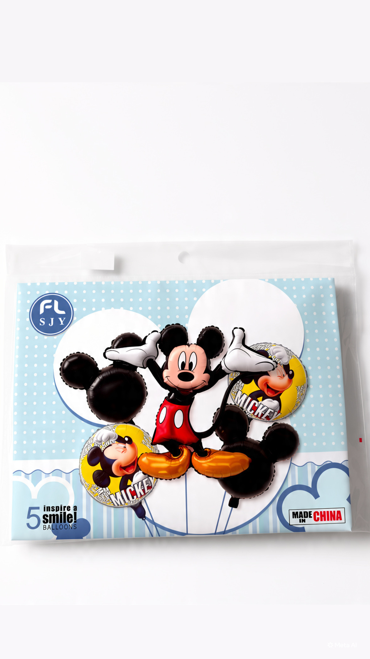 Mickey mouse foil set