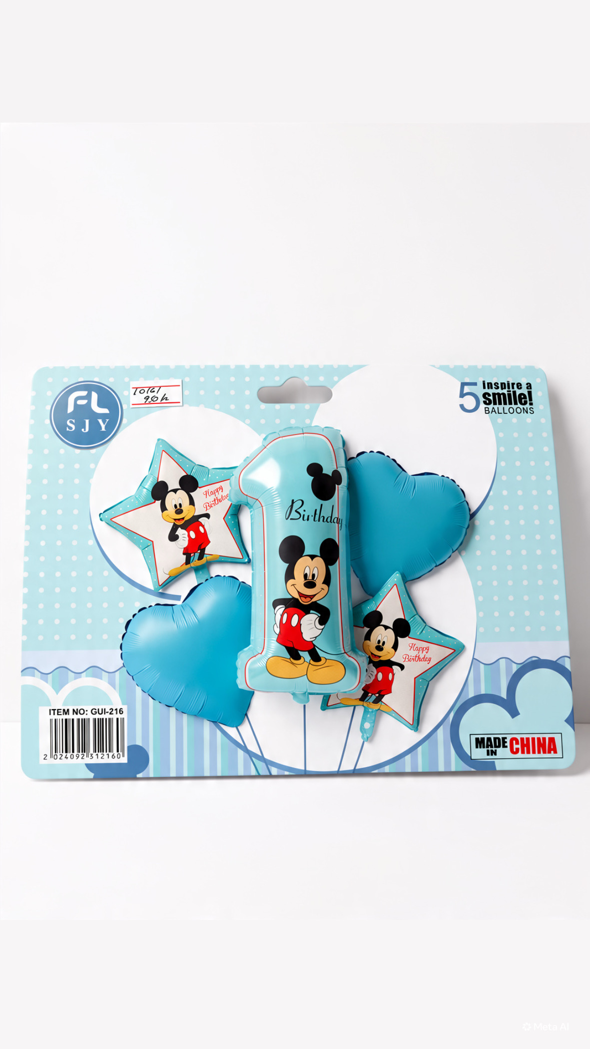 1st bdy mickey blue