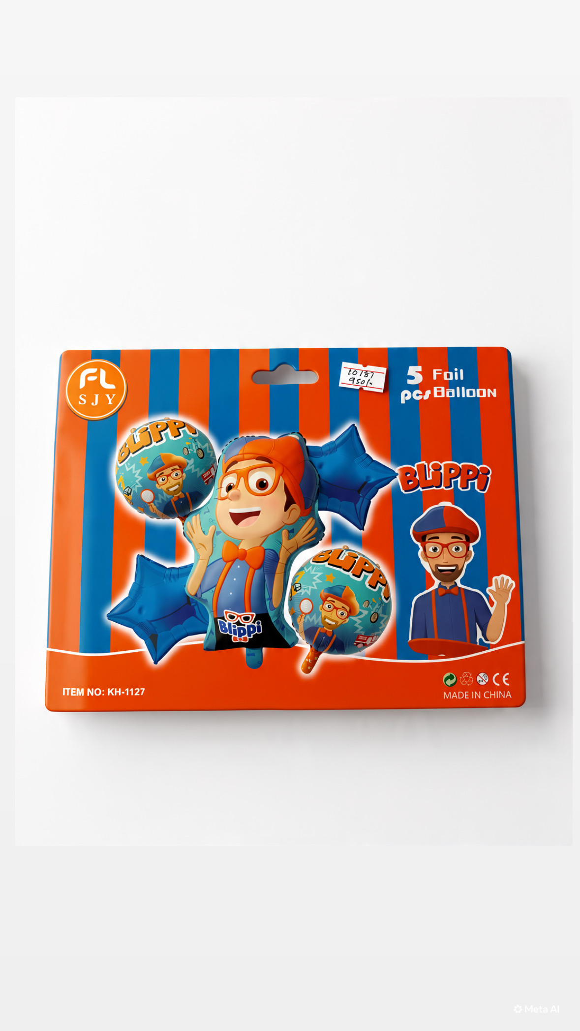 Blippi foil set