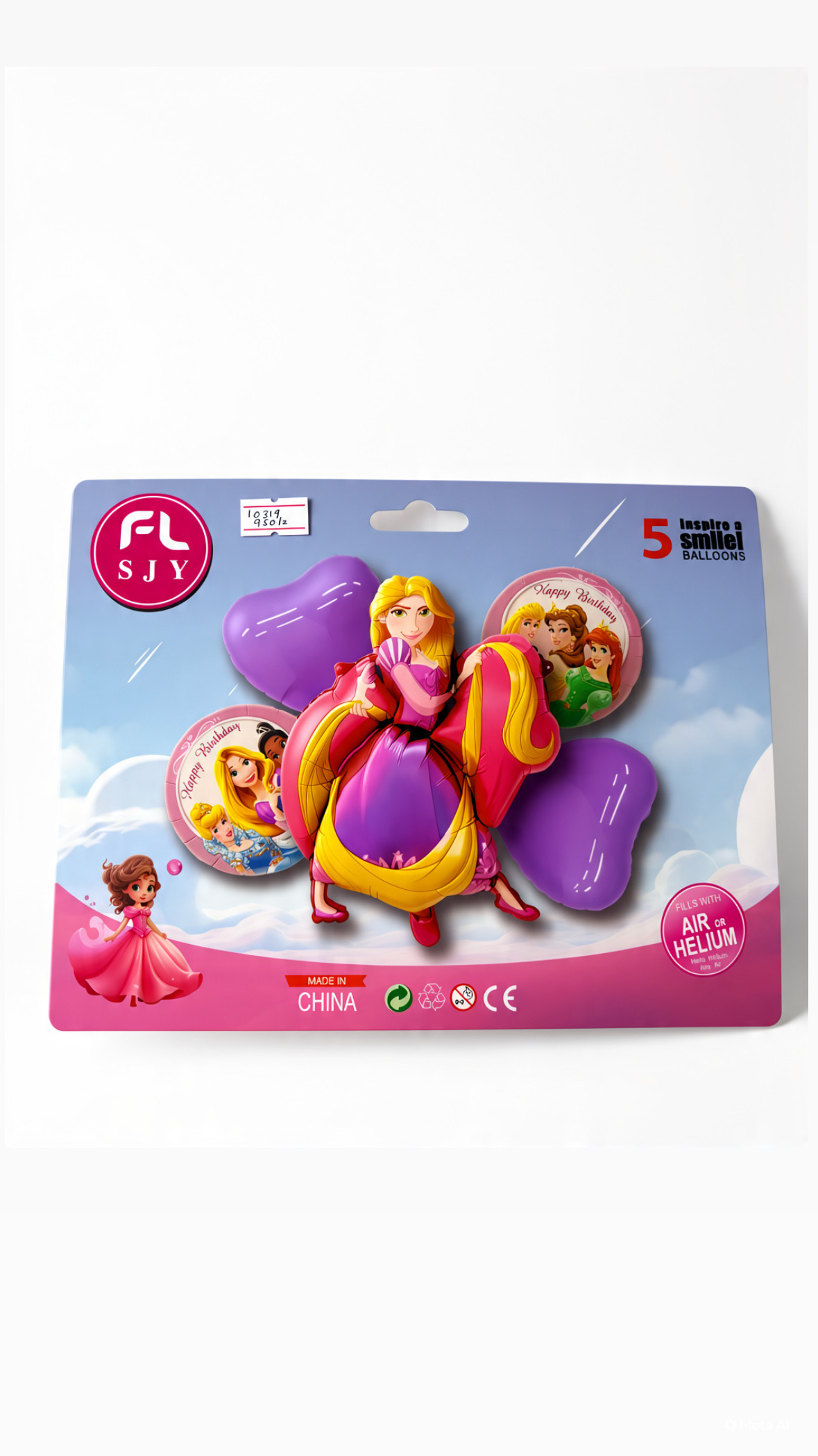 Rapunzel foil set
