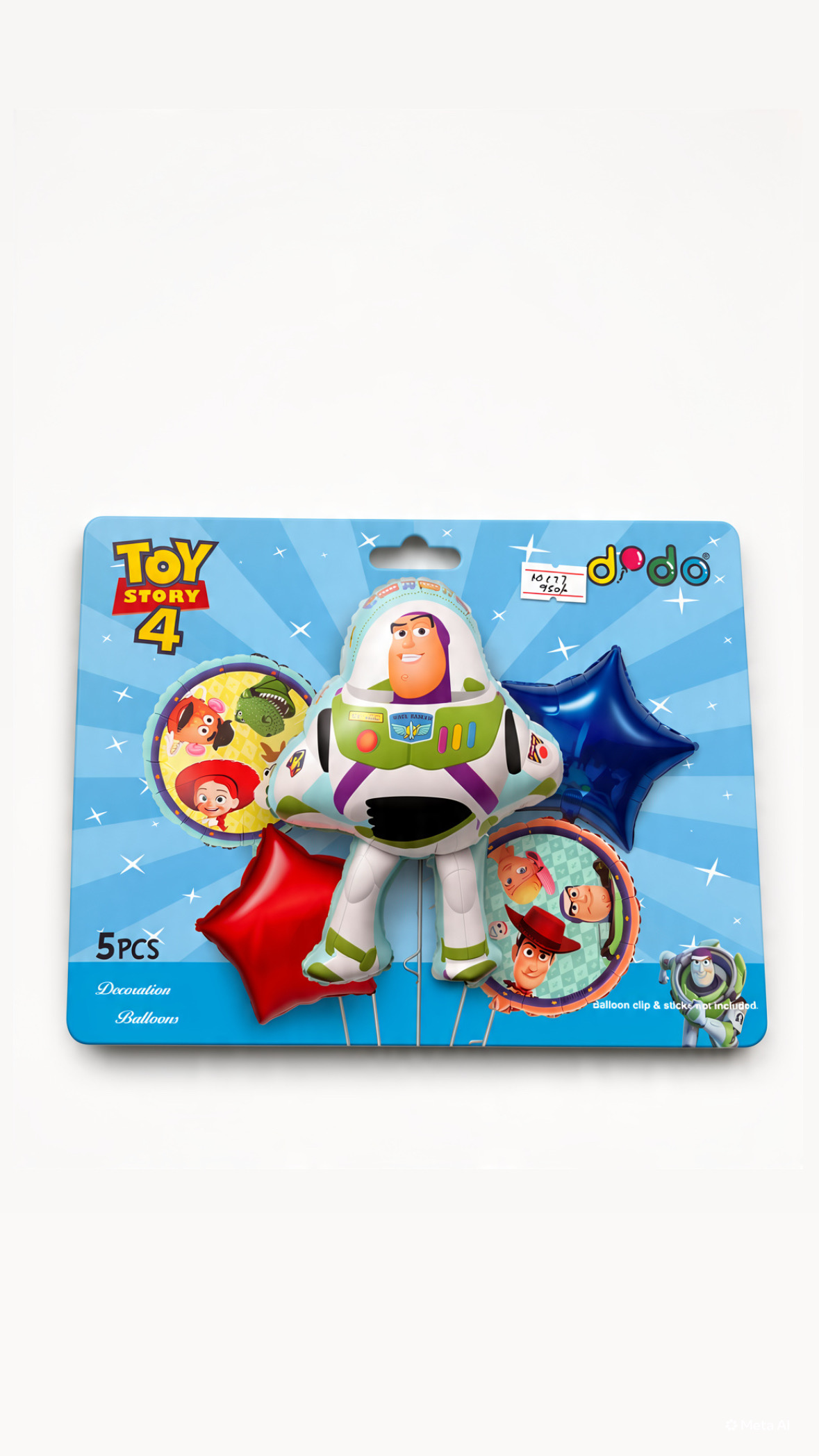 Toy story 4 foil set