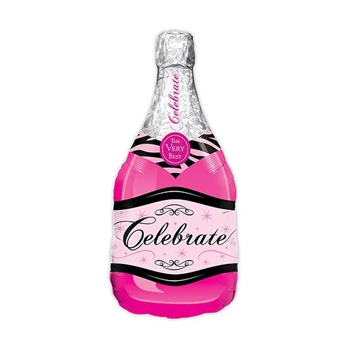Pink bottle foil