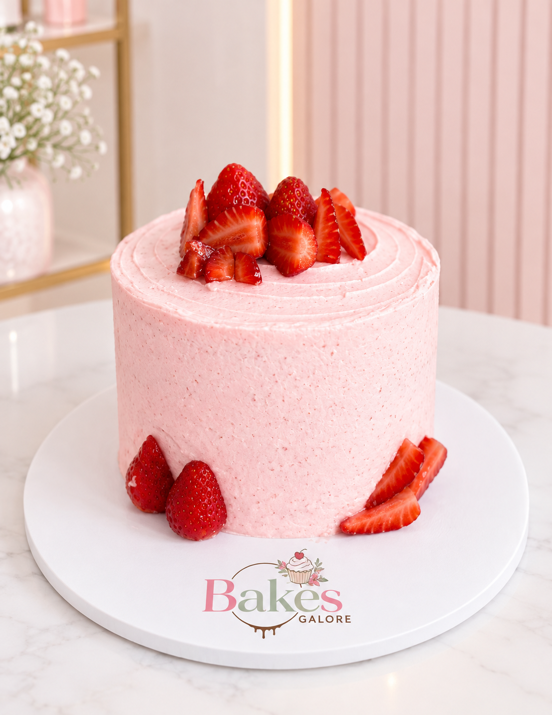 Strawberry Ribbon Cake