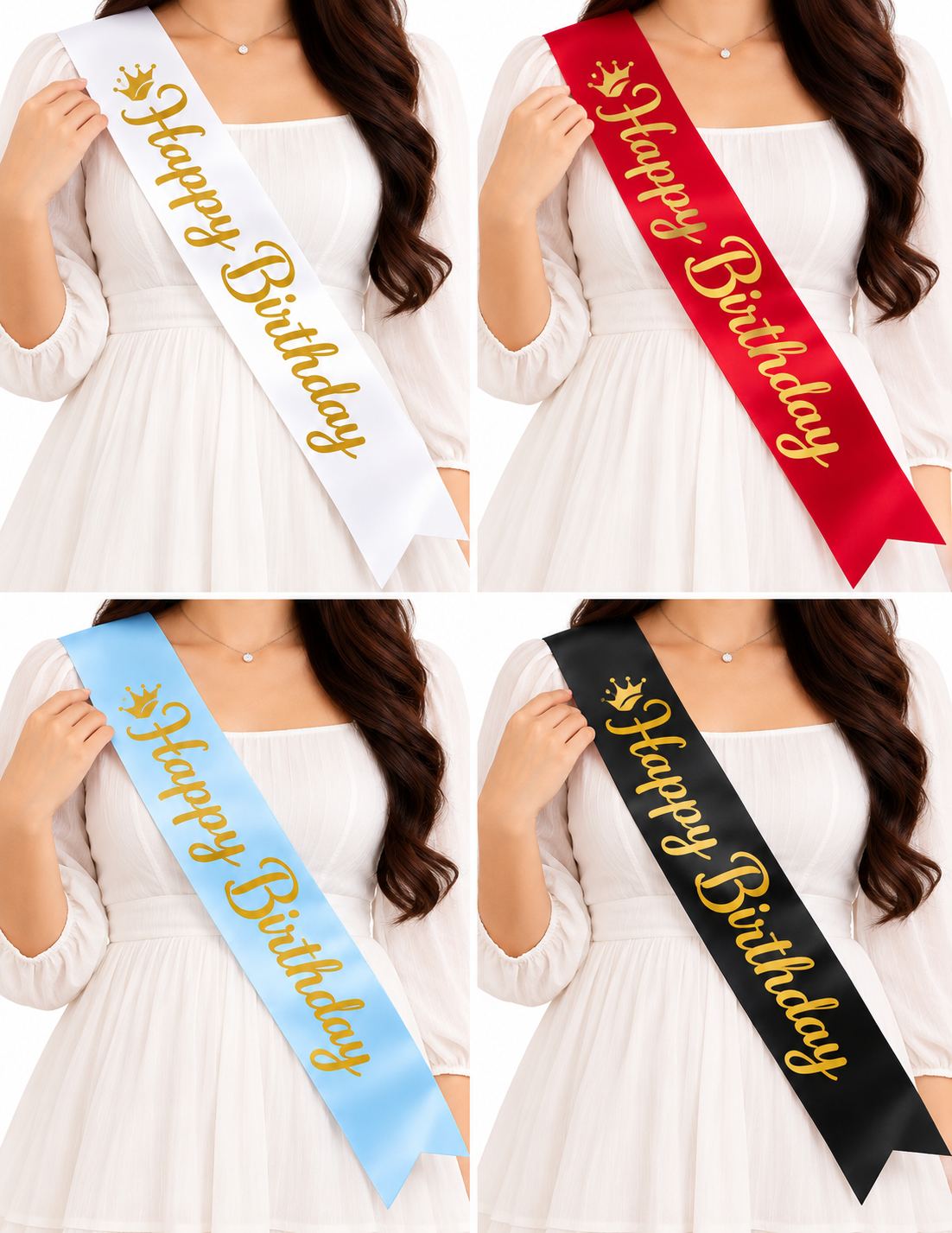 Birthday sash