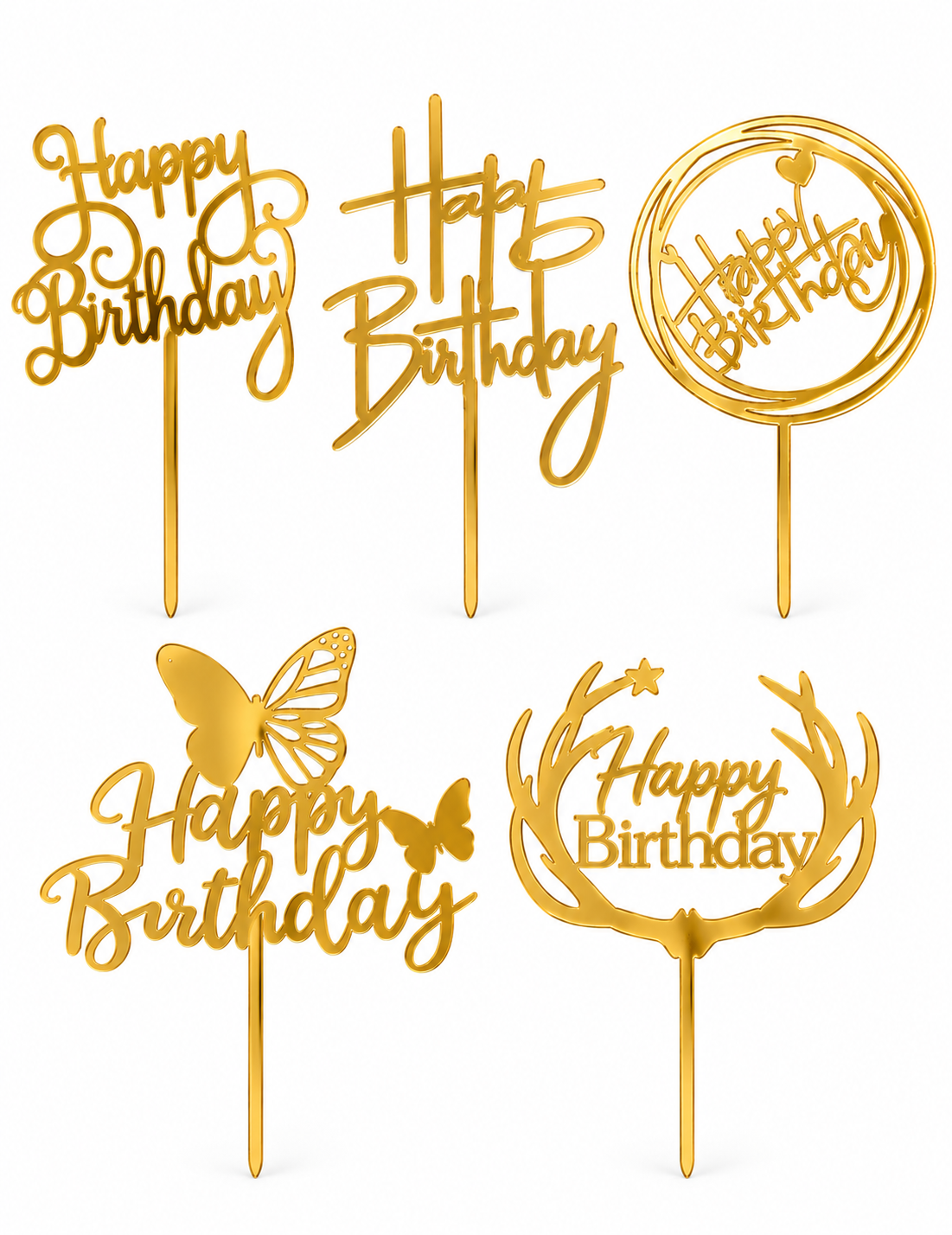 HBD topper gold